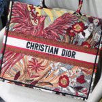 Christian Dior Large Dior Book Tote Red Multicolor, For Women, Women’s Handbags 16.5in/42cm CD