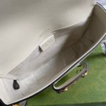 Gucci Horsebit 1955 Mini Bag White For Women, Women's Bags 8in/21cm GG 658574 18YSG 9068