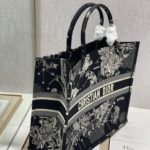 Christian Dior Large Dior Book Tote Black And White, For Women, Women’s Handbags 16.5in/42cm CD