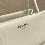Prada Small Bag White For Women, Women's Bags 9.8in/25cm 1BA368_2DDJ_F0009_V_OOO