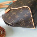 Louis Vuitton Ellipse BB Handbag Created By Nicolas Ghesquiere From Classic Monogram Canvas For Women Brown 23cm/8.9in LV