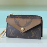 Louis Vuitton Card Holder Recto Verso Monogram and Monogram Reverse Canvas For Women, Women's Wallets 5.1in/13cm LV