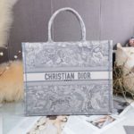 Christian Dior Large Dior Book Tote White Multicolor, For Women, Women’s Handbags 16.5in/42cm CD