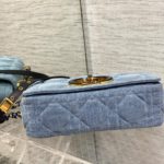 Christian Dior Medium Dior Caro Bag Blue , For Women, Women’s Handbags 25.5cm/10in CD M9242WTJF_M928