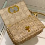 Christian Dior Medium Dior Caro Bag Yellow, For Women, Women’s Handbags 25.5cm/10in CD