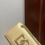 Dolce & Gabbana Polished 3.5 Phone Bag Gold For Women 7.3in/19cm DG