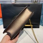 Dolce & Gabbana Small Devotion Bag In Mordore Nappa Antique Brass For Women 7.5in/19cm DG