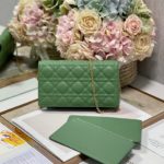 Christian Dior Lady Dior Pouch Turquoise, For Women, Women’s Handbags 8.5in/21.5cm CD