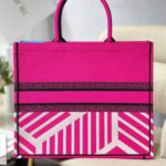 Christian Dior Large Dior Book Tote Pink And Blue, For Women, Women’s Handbags 16.5in/42cm CD