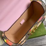 Gucci Padlock GG Small amboo Strawberry Shoulder Bag Beige For Women, Women's Bags 9.5in/24cm GG
