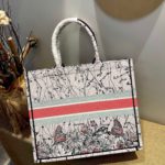 Christian Dior Large Dior Book Tote Red Multicolor, For Women, Women’s Handbags 16.5in/42cm CD