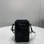 Bottega Veneta Mini Cassette Bucket Bag Black, For Women, Women's Bags 5.5in/14cm 680217VCQC48425