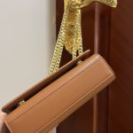 Dolce & Gabbana Polished 3.5 Phone Bag Brown For Women 7.3in/19cm DG