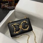 Dolce & Gabbana Nappa DG Girls Shoulder Bag Black For Women 8.3in/21cm DG  BB6498AZ80180999