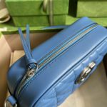 Gucci Marmont Matelasse Shoulder Bag Blue For Women, Women's Bags 9.5in/24cm GG 634936 UM8BF 4340