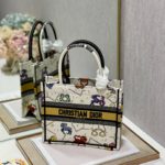 Christian Dior Small Dior Book Tote white, For Women, Women’s Handbags 26.5cm/10.5in CD M1265ZRTY_M941
