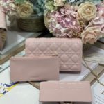 Christian Dior Lady Dior Pouch Scarlet, For Women, Women’s Handbags 8.5in/21.5cm CD