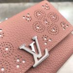 Louis Vuitton Capucines Sweet Brogues Taurillon Pink For Women, Women's Wallets 5.3in/13.5cm LV 