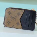 Louis Vuitton Card Holder Recto Verso Monogram and Monogram Reverse Canvas For Women, Women's Wallets 5.1in/13cm LV
