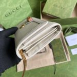 Gucci Diana Chain Wallet With Bamboo White For Women, Women's Bags 7.4in/19cm GG 658243 17Q0T 9022