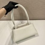 Prada Small Bag White For Women, Women's Bags 9.8in/25cm 1BA368_2DDJ_F0009_V_OOO