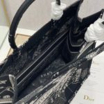 Christian Dior Large Dior Book Tote Black And White, For Women, Women’s Handbags 16.5in/42cm CD
