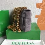 Bottega Veneta Chain Cassette Gray, For Women, Women’s Bags 10.2in/26cm