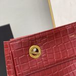 Saint Laurent Claude-Effect Tote Bag Red For Women 11in/28cm YSL 64028116J0W