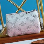 Louis Vuitton Key Pouch Mahina Magnolia Pink For Women, Women's Wallets 5.1in/13cm LV M69508