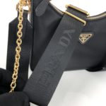 Prada Re-Edition 2005 Re-Nylon Bag Black For Women, Women's Bags 8.6in/22cm 1BH204_R064_F0632_V_V9L
