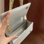 Dolce & Gabbana Polished 3.5 Phone Bag Silver For Women 7.3in/19cm DG