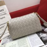 Bottega Veneta Crossbody Bag White, For Women, Women's Bags 9.4in/24cm