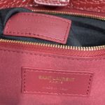 Saint Laurent Claude-Effect Tote Bag Red For Women 11in/28cm YSL 64028116J0W