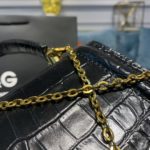 Dolce & Gabbana Small Devotion Bag Black For Women 7.5in/19cm DG 