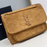Saint Laurent Niki Medium Chain Bag Brown For Women 11in/28cm YSL P00454259