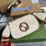 Gucci Blondie Mini Bag White For Women, Women's Bags 8.7in/22cm GG‎ ‎698643 UXXAG 9161
