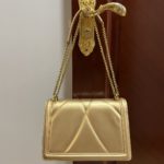 Dolce & Gabbana Large Devotion Bag In Quilted Nappa Gold For Women 10in/26cm DG