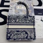 Christian Dior Small Dior Book Tote Blue, For Women, Women’s Handbags 26.5cm/10.5in CD M1265ZRGO_M928