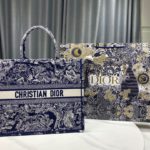 Christian Dior Large Dior Book Tote Blue Multicolor, For Women, Women’s Handbags 16.5in/42cm CD M1286ZRGO_M928