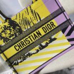 Christian Dior Medium Dior Book Tote Yellow And Pink, For Women, Women’s Handbags 14in/36cm CD