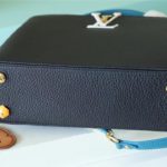 Louis Vuitton Capucines BB Taurillon Black/Blue For Women, Women’s Bags, Shoulder And Crossbody Bags 10.6in/27cm LV