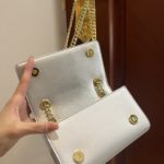 Dolce & Gabbana Polished 3.5 Phone Bag Silver For Women 7.3in/19cm DG