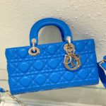 Christian Dior Lady D-Joy Bag Blue, For Women, Women’s Handbags 26cm/10in CD
