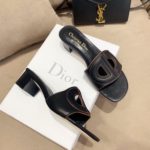 Christian Dior D Club Slide Black For Women CD