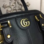 Gucci Re(Belle) Large Top Handle Bag Black For Women 15.75in/40cm GG