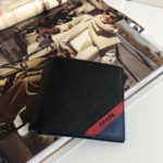 Prada Saffiano Wallet Black For Women, Women's Wallets 4.5in/11cm