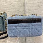 Christian Dior Medium Dior Caro Bag Blue , For Women, Women’s Handbags 25.5cm/10in CD M9242WTJF_M928