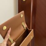Dolce & Gabbana Polished 3.5 Phone Bag Brown For Women 7.3in/19cm DG
