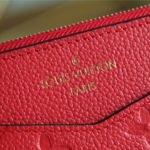 Louis Vuitton Pochette Melanie BB Monogram Empreinte Red For Women, Women's Wallets 7.9in/20cm LV