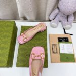 Gucci Women's Slingback With Horsebit Light Pink For Women GG